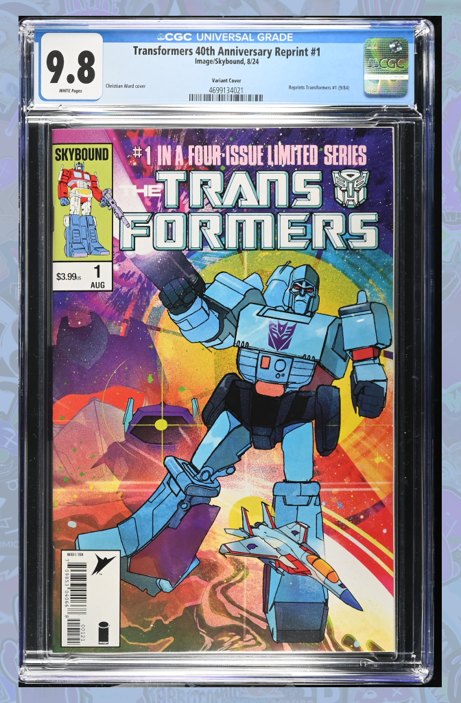 TRANSFORMERS #1 40TH ANNIVERSARY EDITION (ONE SHOT) | CVR B CHRISTIAN WARD VAR | CGC 9.8