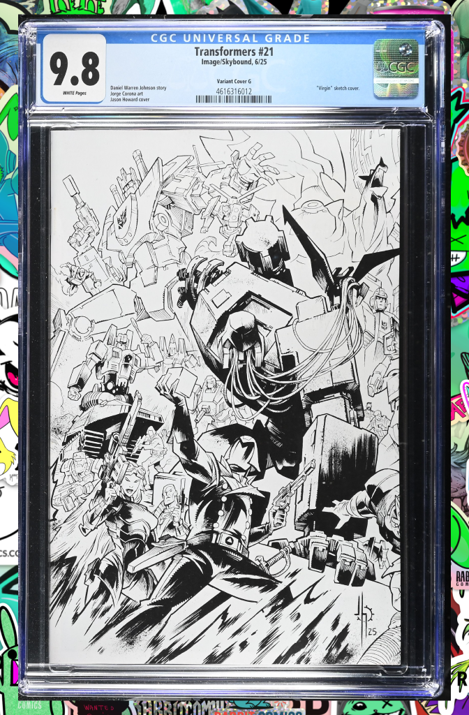 Transformers #21 | Cover G Jason Howard Energon Universe Second Anniversary Variant | CGC 9.8