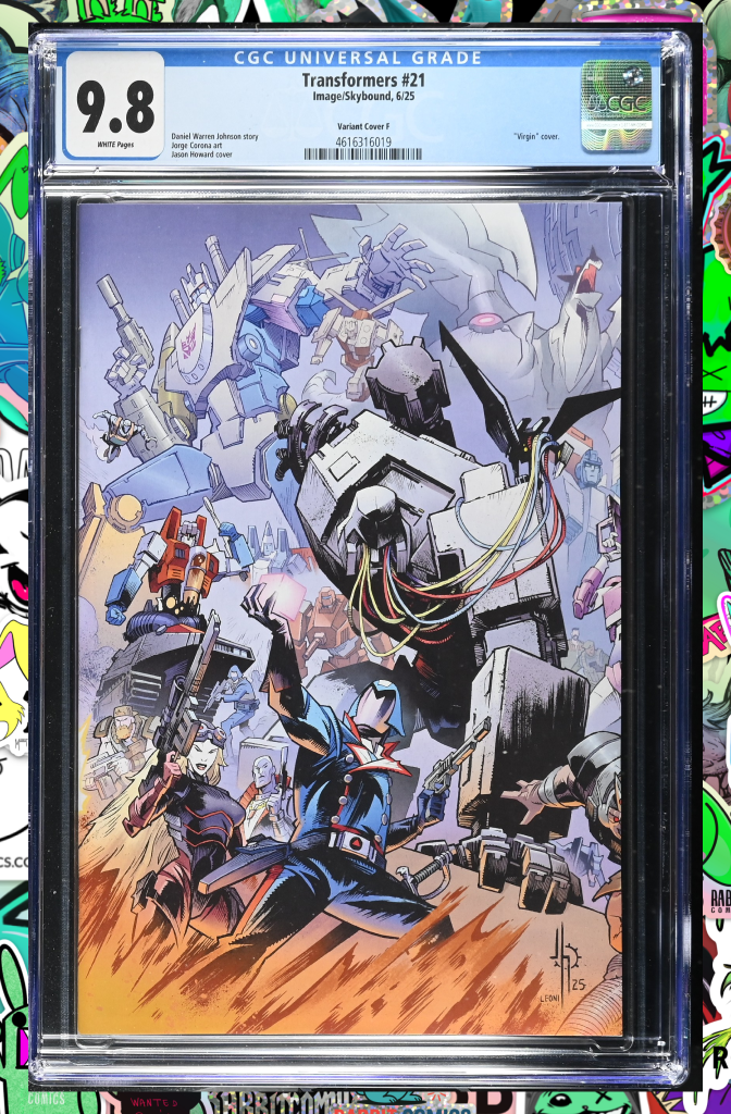 Transformers #21 | Cover F Jason Howard Energon Universe Second Anniversary Variant | CGC 9.8