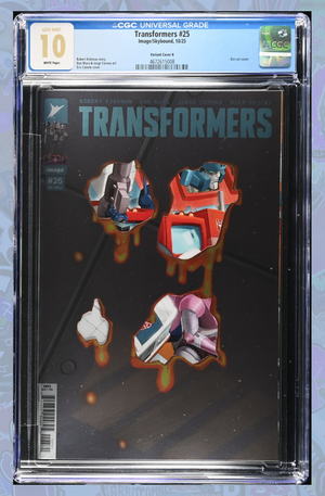 Transformers #25 Cover K Eric Canete Foil Die Cut Variant | CGC 10