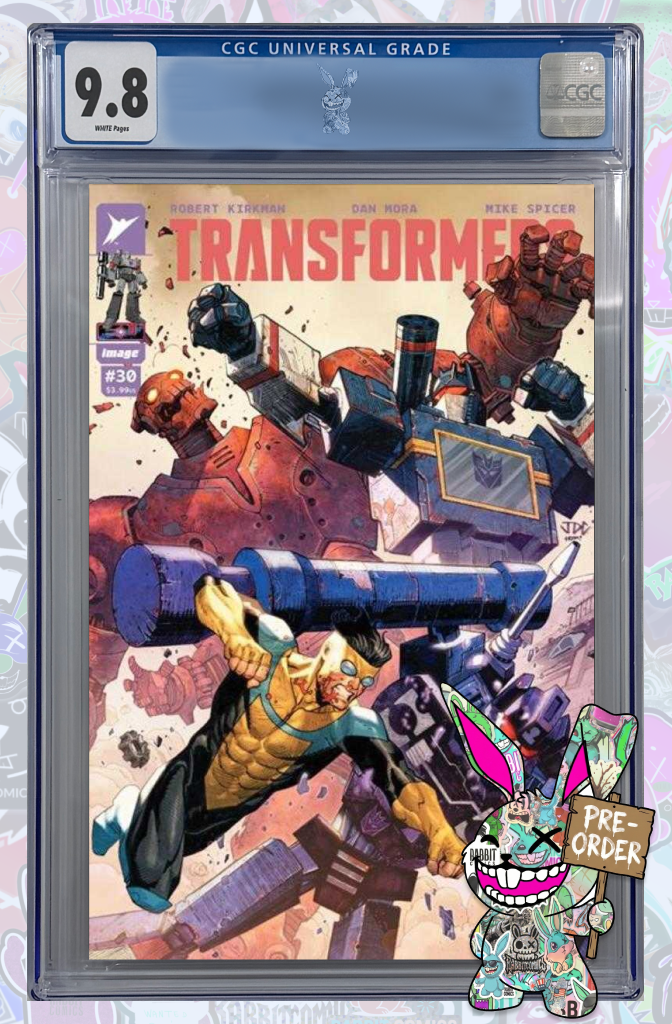 Transformers #30 Cover F Josh Cassara Invincible Team Up Variant | CGC 9.8 | PREORDER