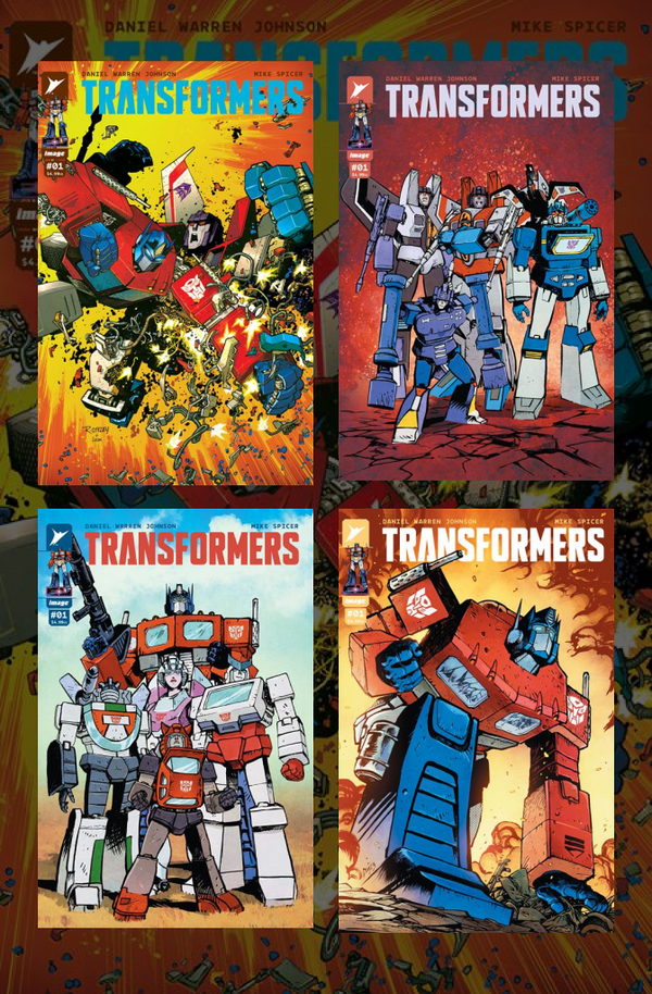 Transformers #1 | Cover A, B, C, D Bundle