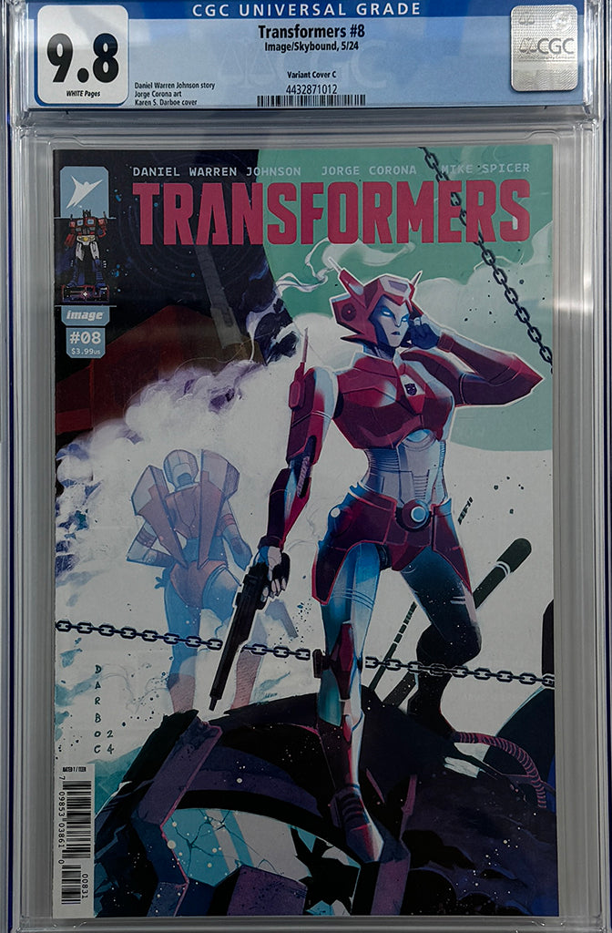 TRANSFORMERS #8 | 1:10 RATIO VARIANT | CGC 9.8