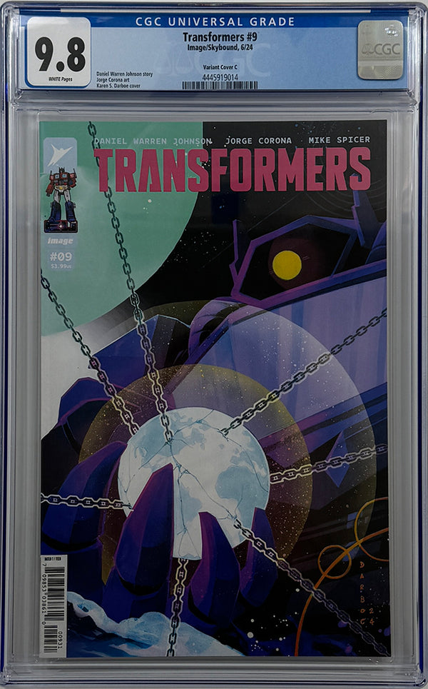 TRANSFORMERS #9 | CVR C 1:10 RATIO VARIANT | CGC 9.8