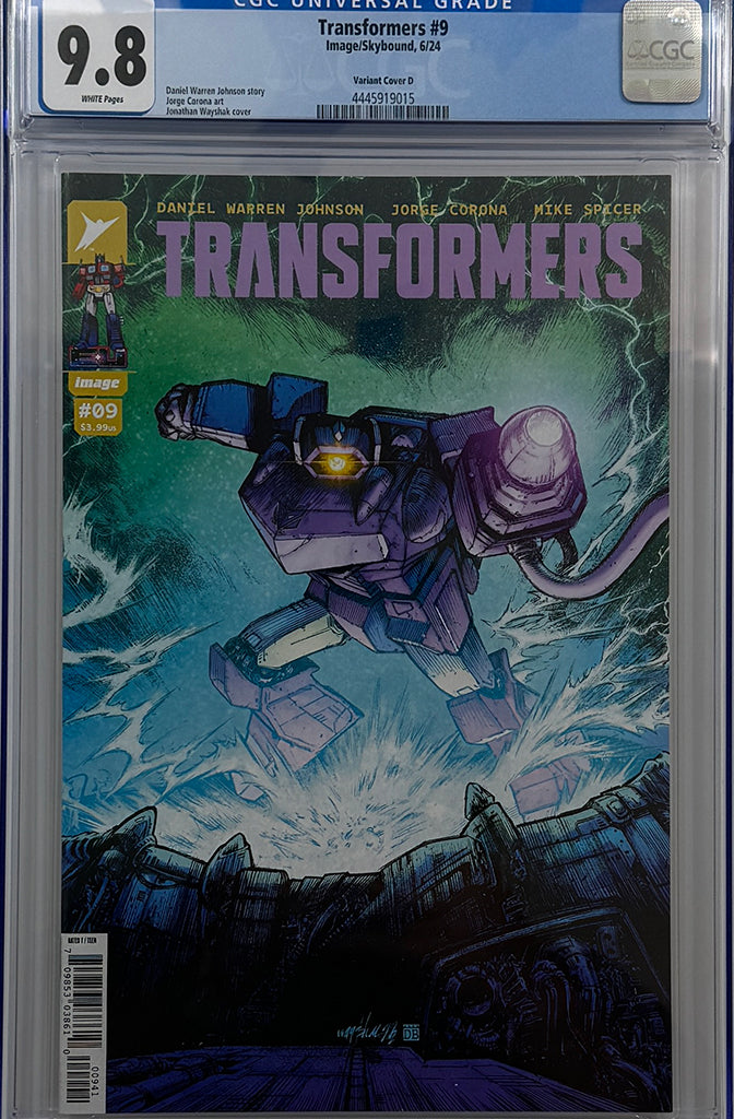 TRANSFORMERS #9 | CVR D 1:25 RATIO VARIANT | CGC 9.8