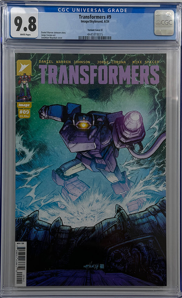 TRANSFORMERS #9 | CVR D 1:25 RATIO VARIANT | CGC 9.8