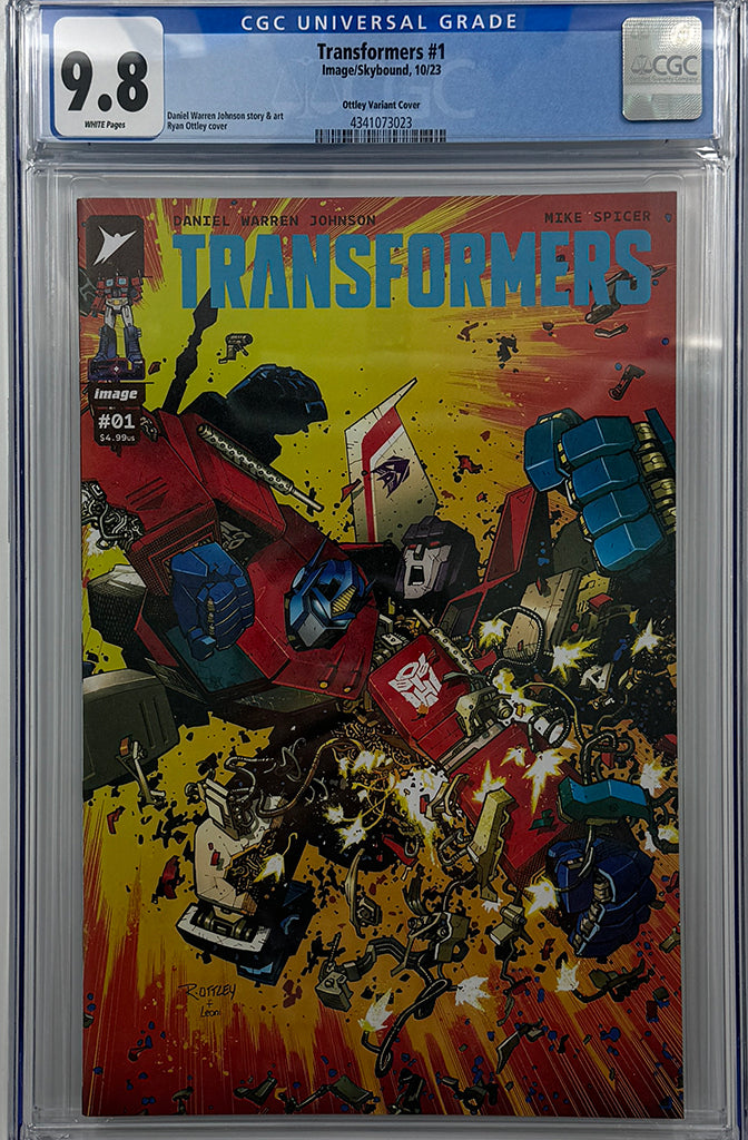 TRANSFORMERS #1 | CVR D RYAN OTTLEY VARIANT | CGC 9.8