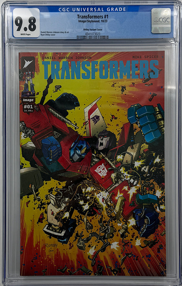 TRANSFORMERS #1 | CVR D RYAN OTTLEY VARIANT | CGC 9.8