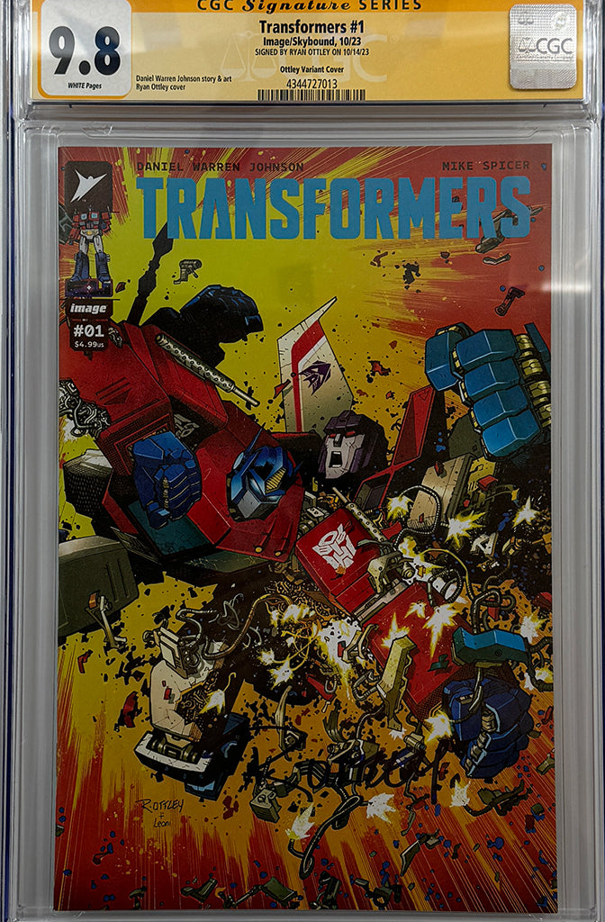 TRANSFORMERS #1 | CVR D RYAN OTTLEY VARIANT | CGC SS 9.8