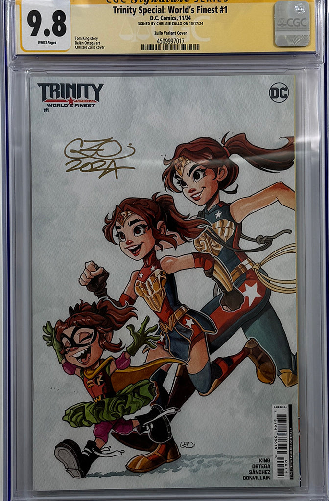 TRINITY SPECIAL WORLDS FINEST #1 (ONE SHOT) | ZULLO 1:25 RATIO VARIANT | CGC SS 9.8