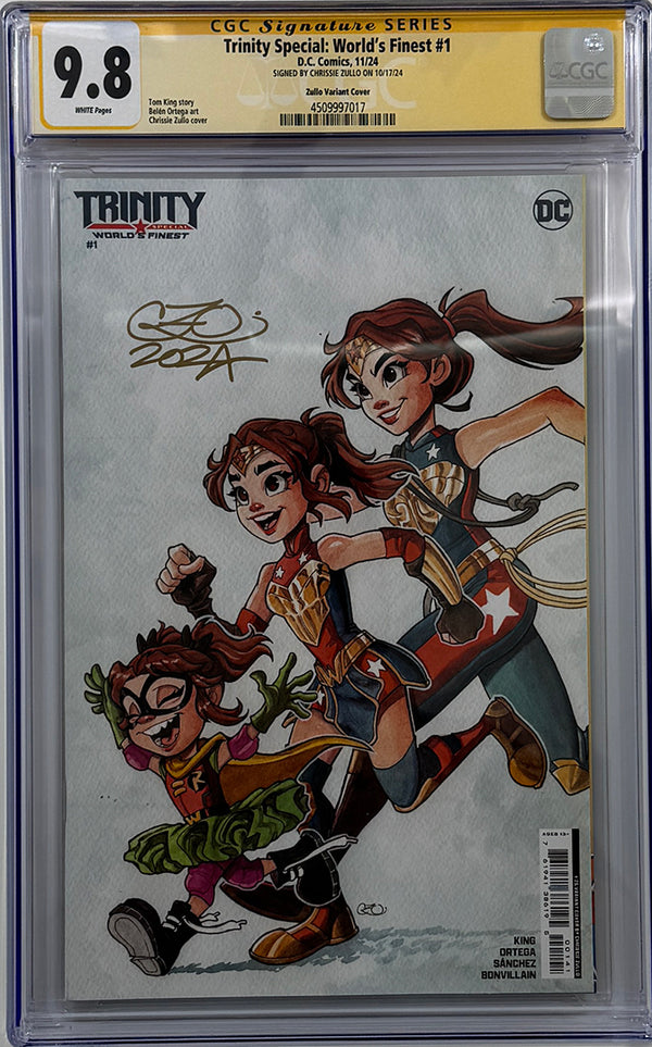 TRINITY SPECIAL WORLDS FINEST #1 (ONE SHOT) | ZULLO 1:25 RATIO VARIANT | CGC SS 9.8