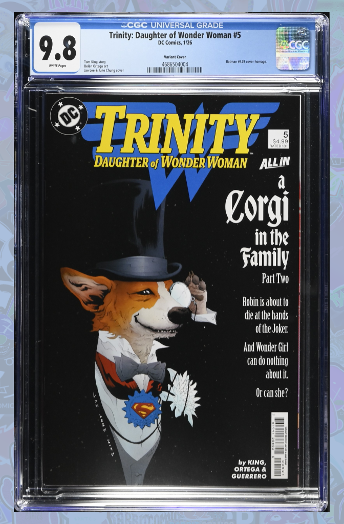 Trinity Daughter Of Wonder Woman #5 (Of 6) Cover C Jae Lee Card Stock Variant | CGC 9.8