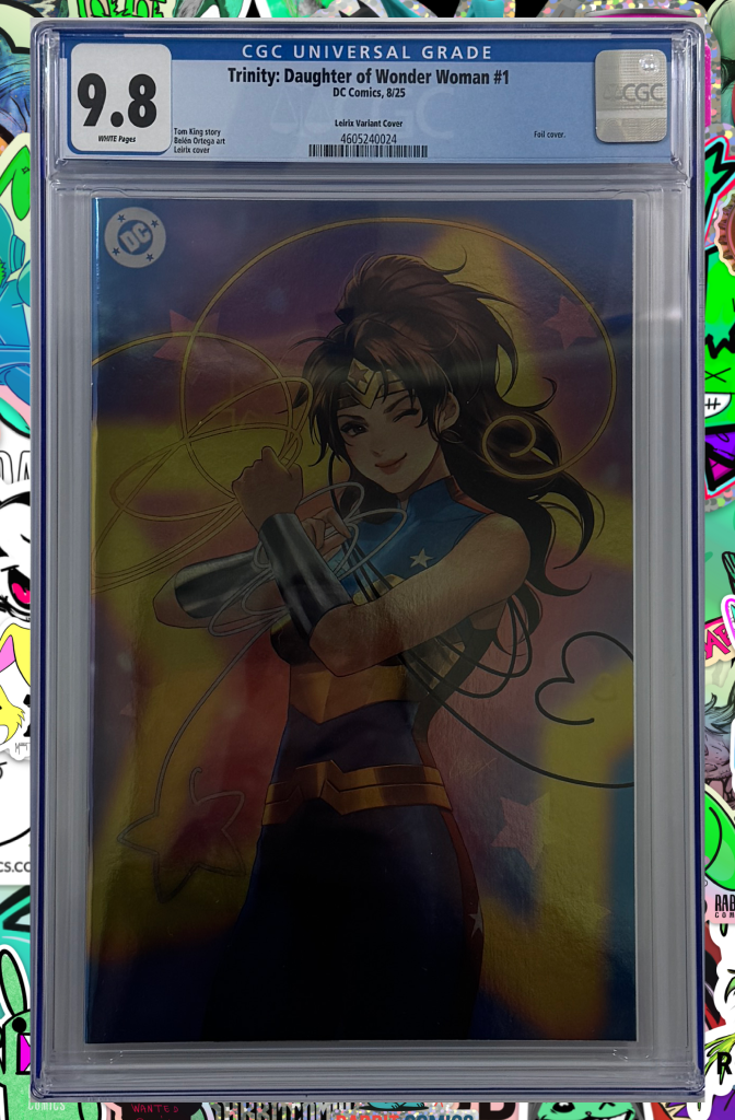 Trinity Daughter Of Wonder Woman #1 (Of 6) | Cover E Lesley Leirix Li Foil Variant | CGC 9.8