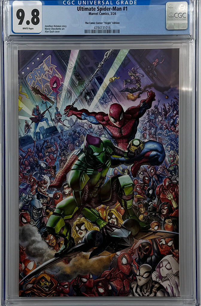 ULTIMATE SPIDER-MAN #1 | ALAN QUAH VIRGIN VARIANT | CGC 9.8