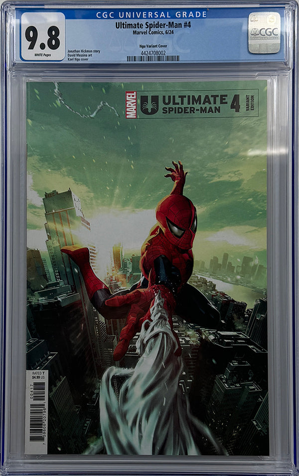 ULTIMATE SPIDER-MAN #4 | KAEL NGU  1:25 RATIO VARIANT | CGC 9.8