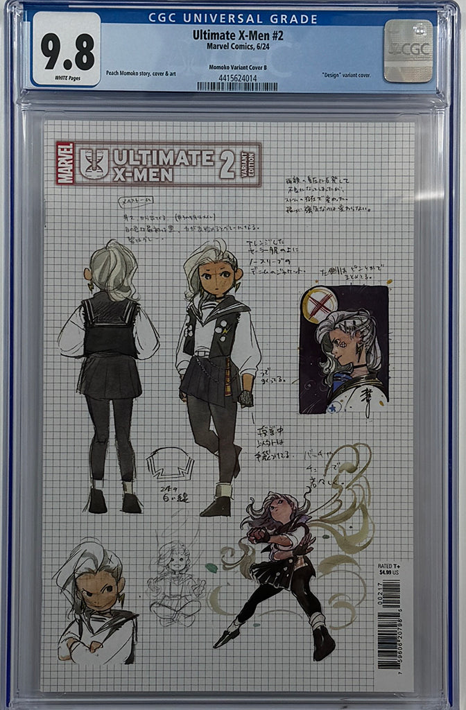 ULTIMATE X-MEN #2 | PEACH MOMOKO 1:10 DESIGN VARIANT | CGC 9.8