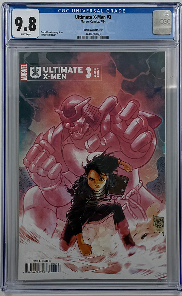 ULTIMATE X-MEN #3 | TONY DANIEL 1:25 RATIO VARIANT | CGC 9.8