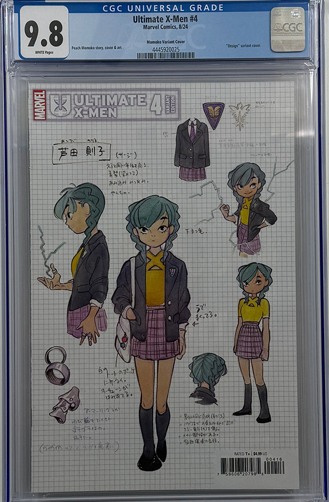 ULTIMATE X-MEN #4 | PEACH MOMOKO DESIGN 1:10 RATIO VARIANT | CGC 9.8