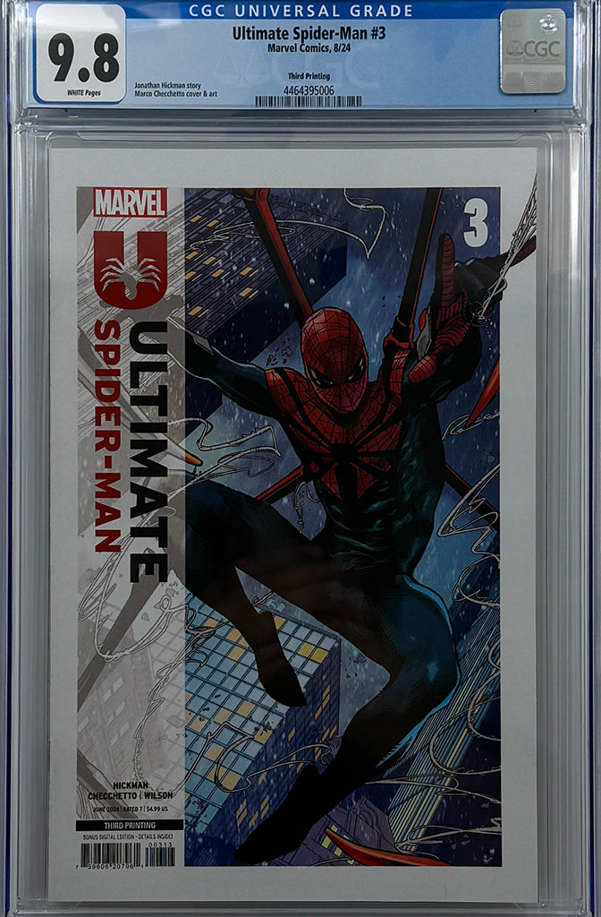 ULTIMATE SPIDER-MAN #3 | 3RD PRINTING | CGC 9.8