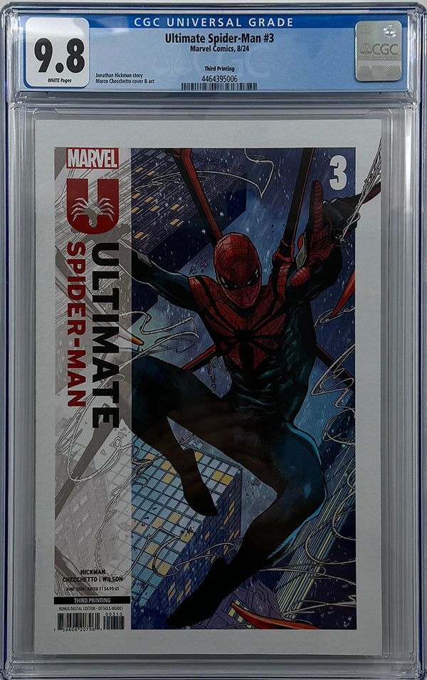 ULTIMATE SPIDER-MAN #3 | 3RD PRINTING | CGC 9.8