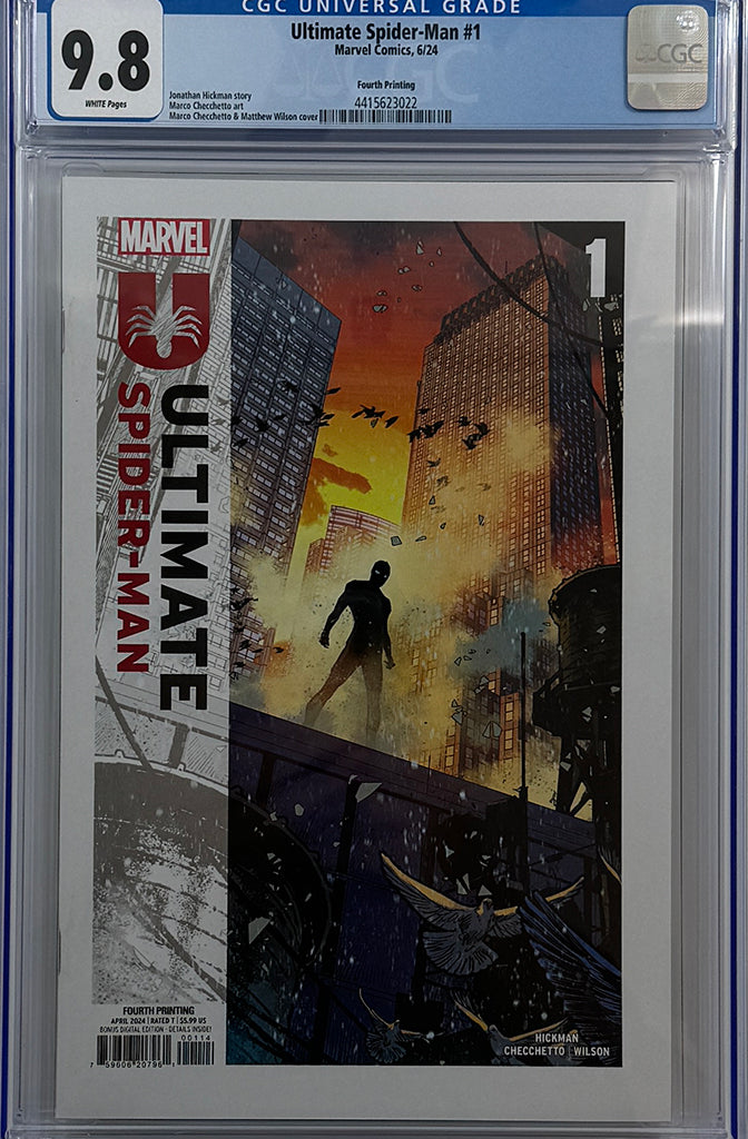 ULTIMATE SPIDER-MAN #1 | MARCO CHECCHETTO 4TH PRINTING VARIANT | CGC 9.8