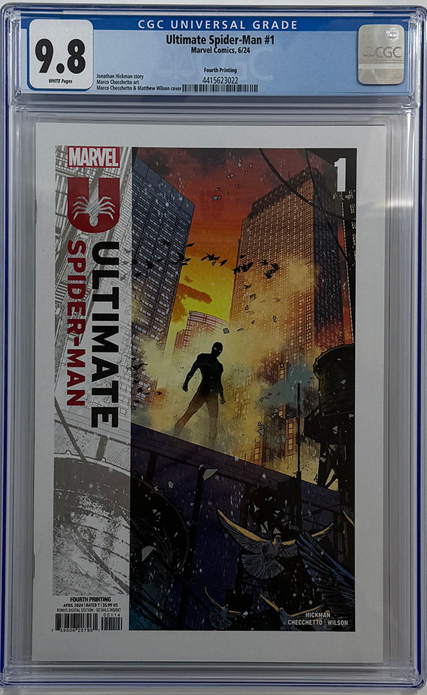 ULTIMATE SPIDER-MAN #1 | MARCO CHECCHETTO 4TH PRINTING VARIANT | CGC 9.8