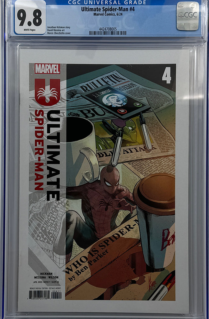 ULTIMATE SPIDER-MAN #4 | MAIN COVER | CGC 9.8
