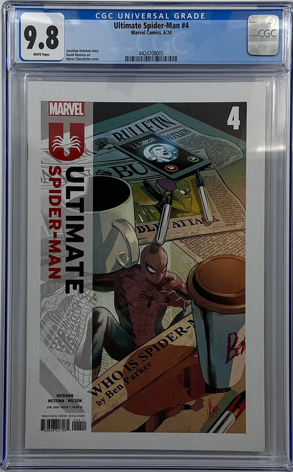 ULTIMATE SPIDER-MAN #4 | MAIN COVER | CGC 9.8