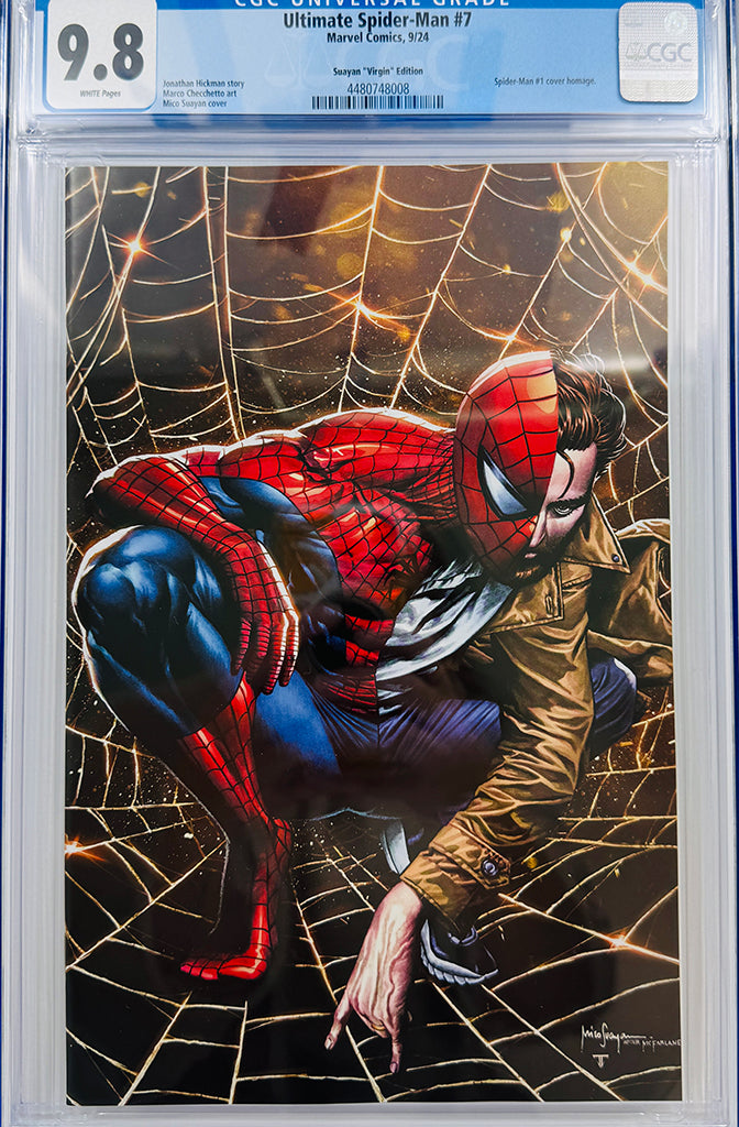 Ultimate Spider-Man #7 | Mico Suyuan Virgin Variant | CGC 9.8