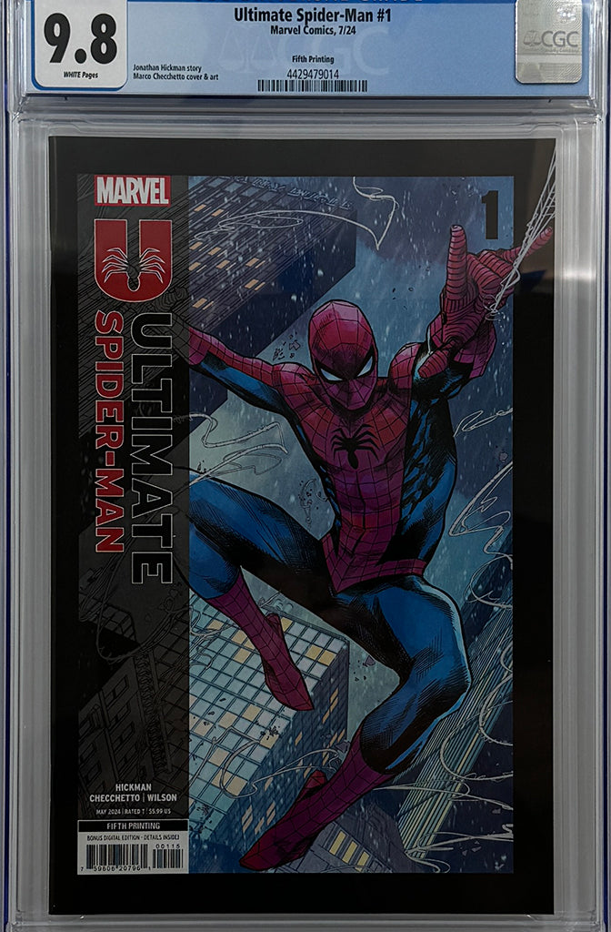 ULTIMATE SPIDER-MAN #1 | MARCO CHECCHETTO 5TH PRINTING VARIANT | CGC 9.8