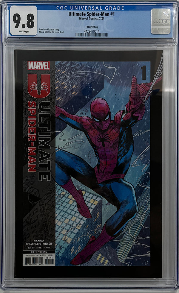 ULTIMATE SPIDER-MAN #1 | MARCO CHECCHETTO 5TH PRINTING VARIANT | CGC 9.8