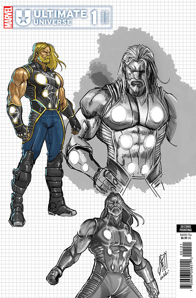 ULTIMATE UNIVERSE #1 | CASELLI 2ND PRINTING 1:25 RATIO VARIANT