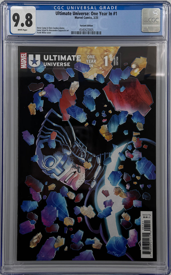 ULTIMATE UNIVERSE: ONE YEAR IN #1 | FRANK MILLER VARIANT | CGC 9.8