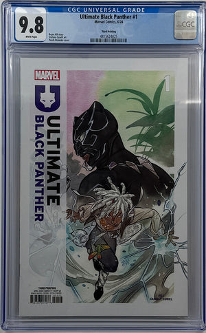 ULTIMATE BLACK PANTHER #1 | PEACH MOMOKO 3RD PRINTING VARIANT | CGC 9.8