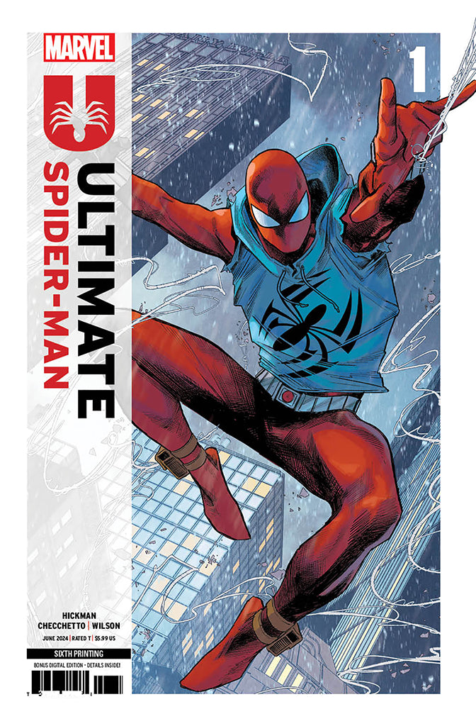 ULTIMATE SPIDER-MAN #1 | MARCO CHECCHETTO 6TH PRINTING VARIANT