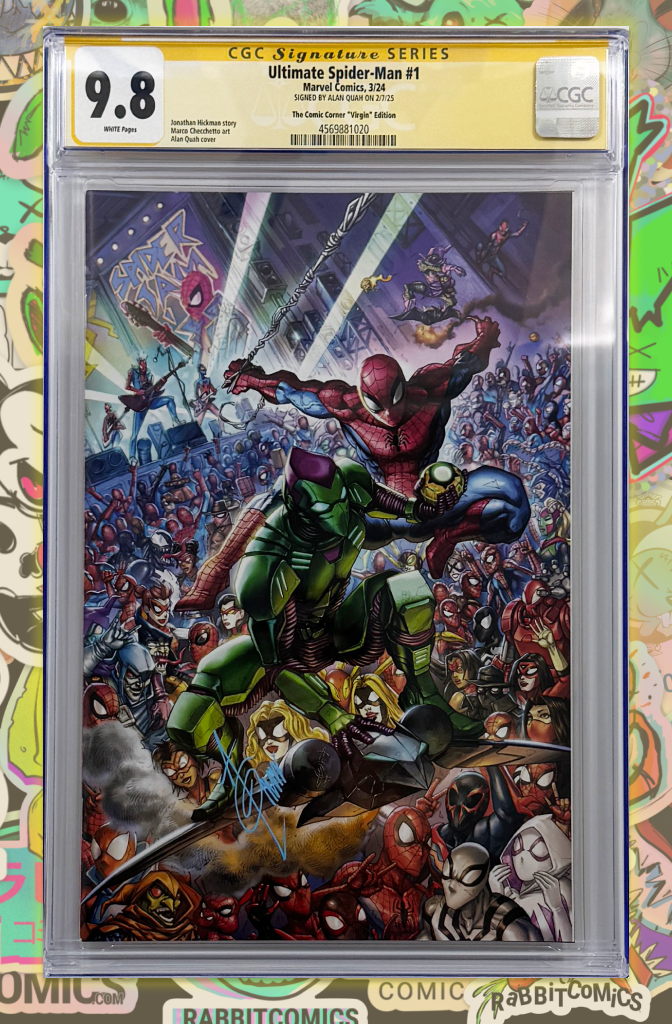 ULTIMATE SPIDER-MAN #1 | ALAN QUAH VIRGIN VARIANT | SIGNED BY ALAN QUAH | CGC SS 9.8