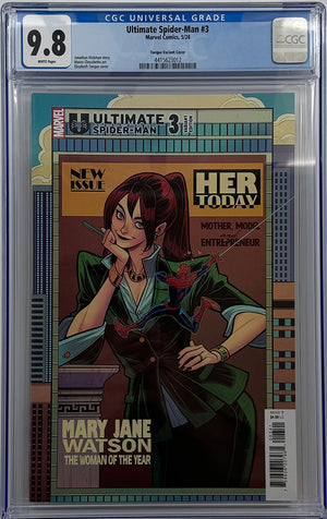 ULTIMATE SPIDER-MAN #3 | ELIZABETH TORQUE VARIANT | CGC 9.8