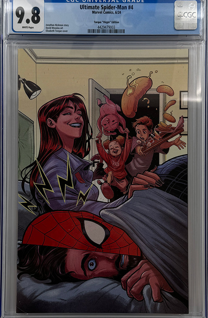 ULTIMATE SPIDER-MAN #4 |  1:100 RATIO VARIANT | CGC 9.8