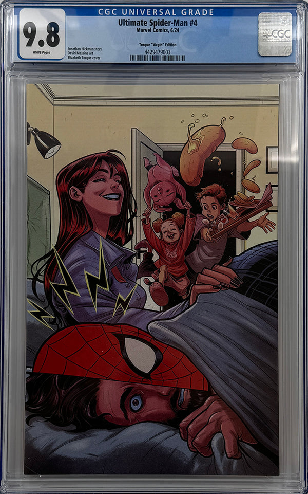 ULTIMATE SPIDER-MAN #4 |  1:100 RATIO VARIANT | CGC 9.8