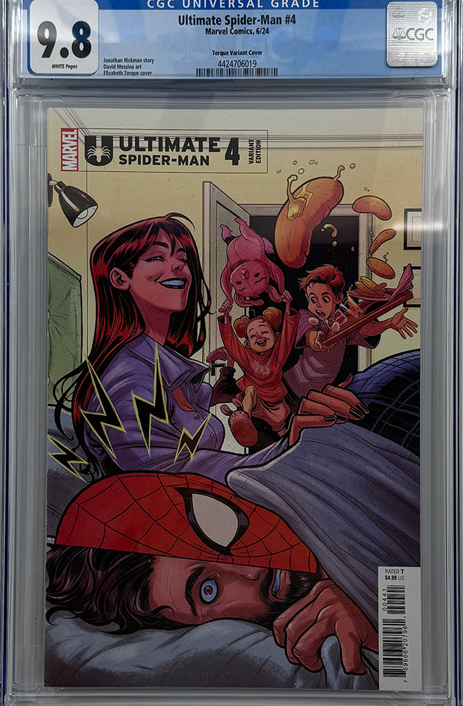 ULTIMATE SPIDER-MAN #4 | ELIZABETH TORQUE VARIANT | CGC 9.8