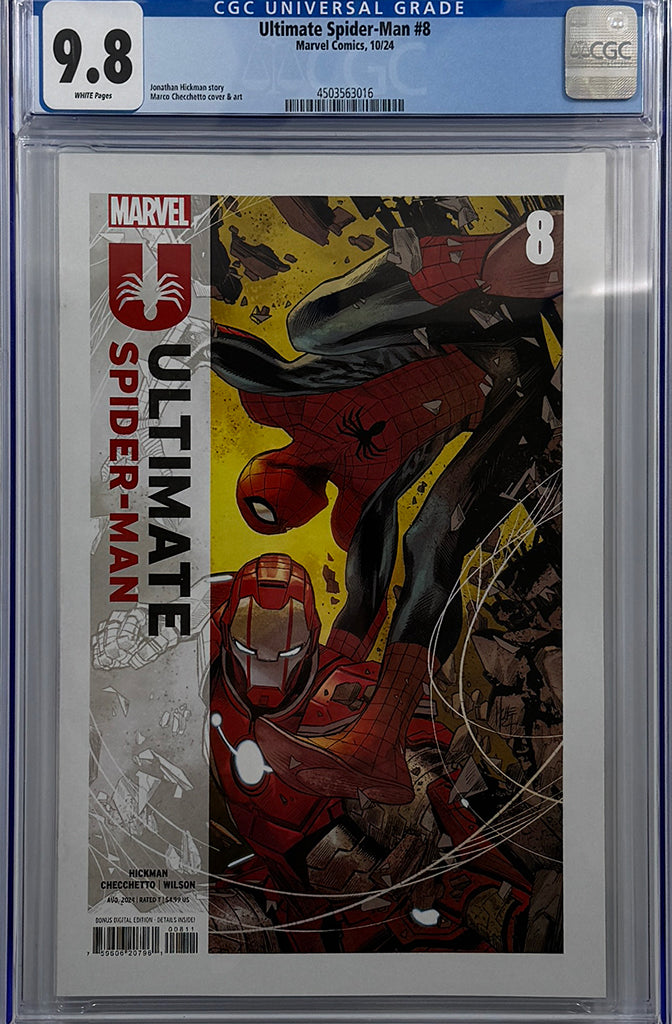 ULTIMATE SPIDER-MAN #8 | MAIN COVER | CGC 9.8