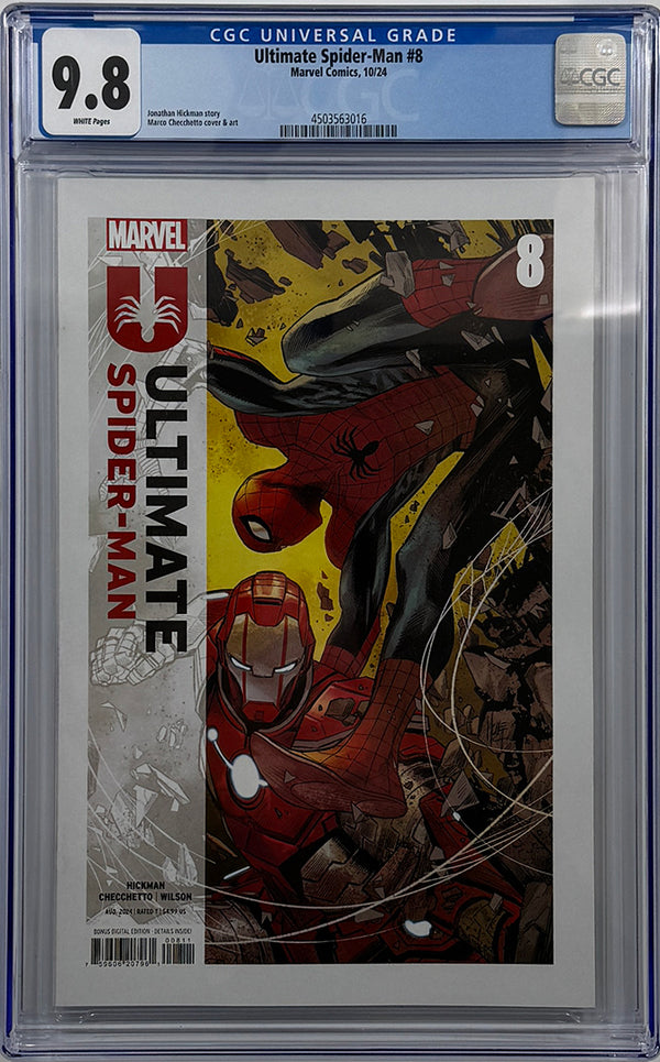 ULTIMATE SPIDER-MAN #8 | MAIN COVER | CGC 9.8