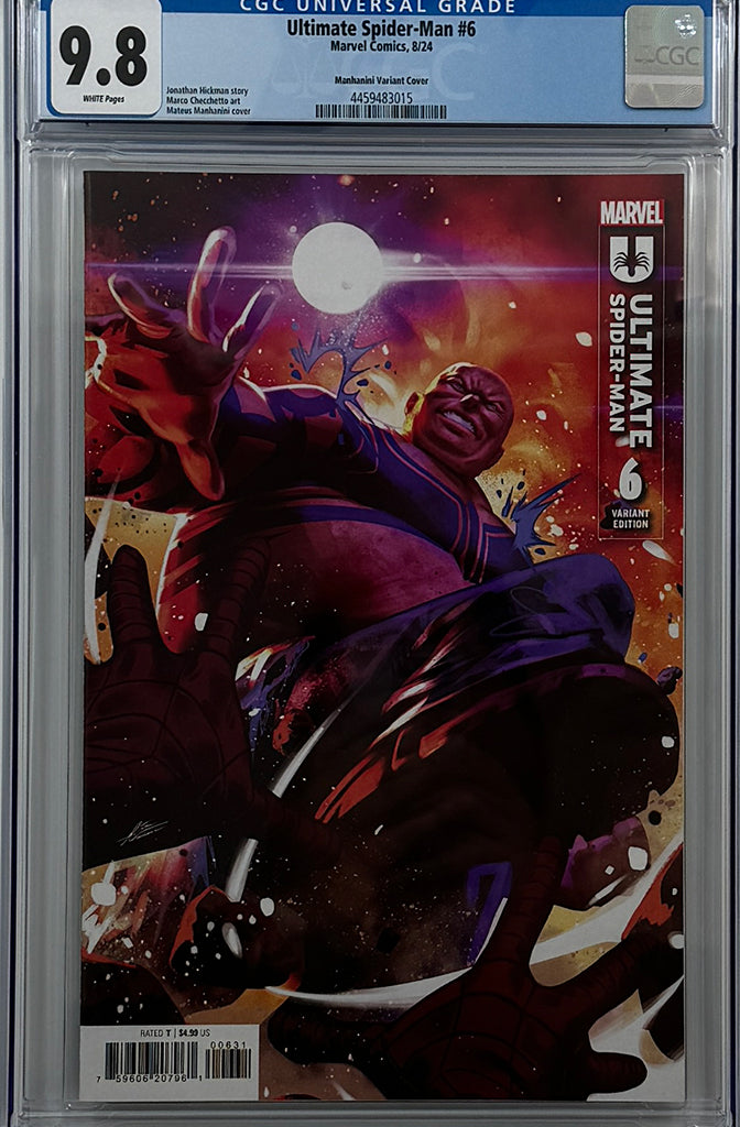 ULTIMATE SPIDER-MAN #6 | MATEUS MANHANINI ULTIMATE SPECIAL VARIANT | CGC 9.8