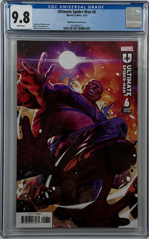 ULTIMATE SPIDER-MAN #6 | MATEUS MANHANINI ULTIMATE SPECIAL VARIANT | CGC 9.8
