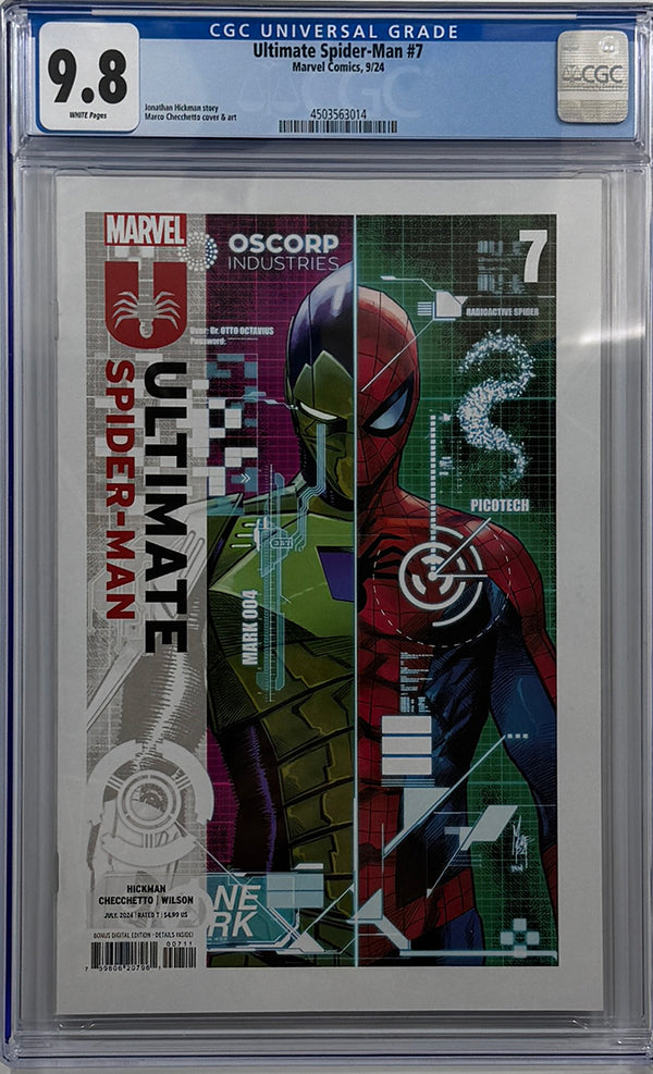 ULTIMATE SPIDER-MAN #7 | MAIN COVER | CGC 9.8