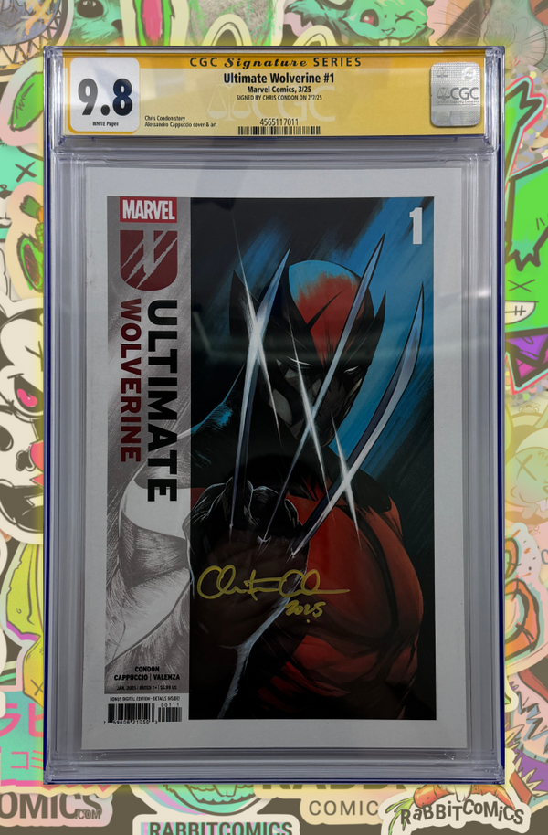 ULTIMATE WOLVERINE #1 | MAIN COVER | SIGNED BY CHRIS CONDON | CGC SS 9.8