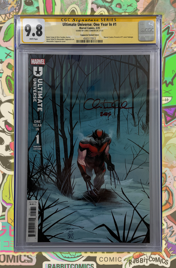 ULTIMATE UNIVERSE #1 | CAPPUCCIO VARIANT | SIGNED BY CHRIS CONDON | CGC SS 9.8