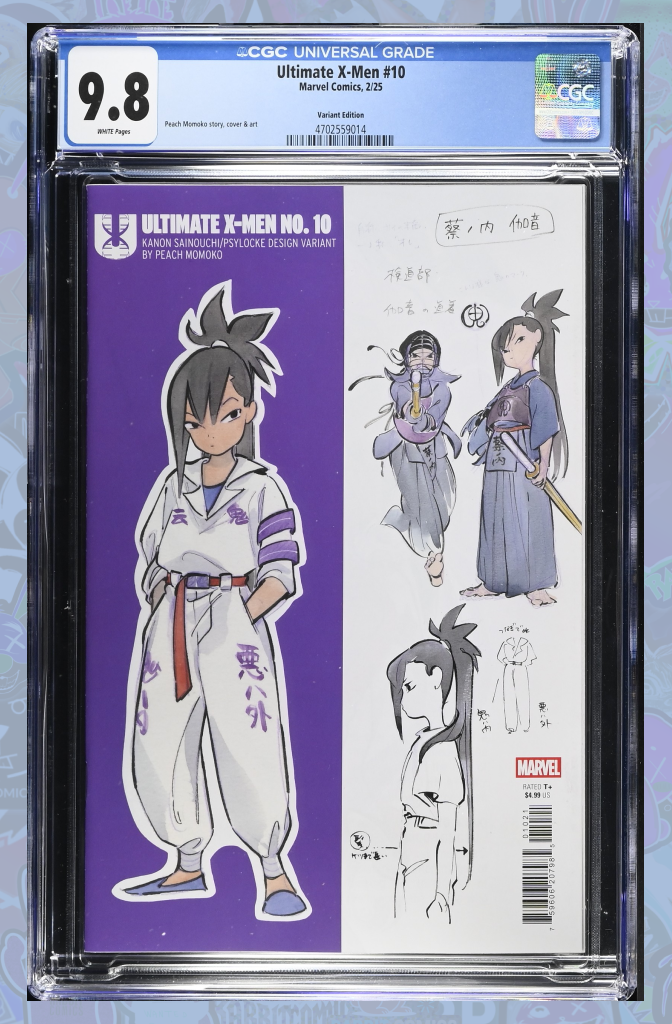 ULTIMATE X-MEN #10 | PEACH MOMOKO DESIGN VARIANT | CGC 9.8