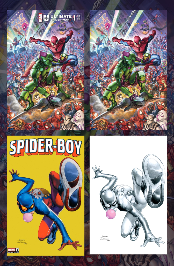 Ultimate Spider-Man #1 Quah Set + Spider-Boy #1 Anacleto Set | Exclusive Bundle