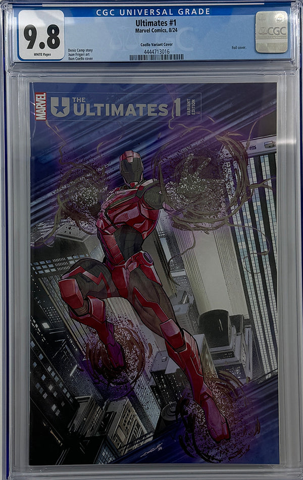 ULTIMATES #1 | IBAN COELLO FOIL VARIANT | CGC 9.8